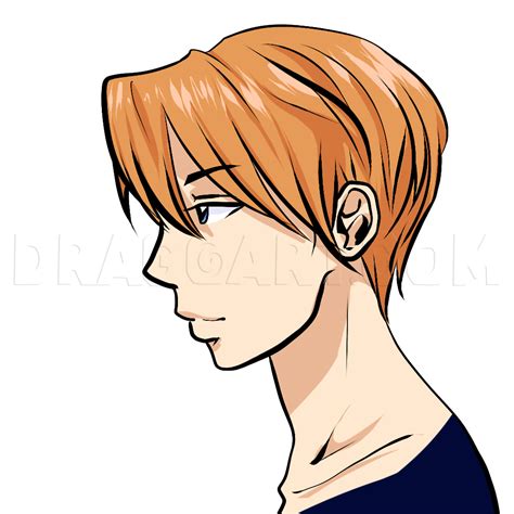 8 steps how to draw side view anime step by step real time drawing steps 1 you can start draw face with a simple circle. Side View Male Anime Face Drawing Tutorial, Step by Step ...