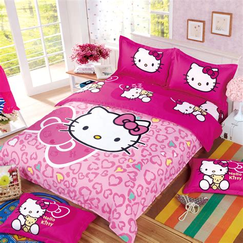 Back to article → cute hello kitty bedroom furniture ideas. Hello Kitty Polyester Cotton comforter bed set, family ...