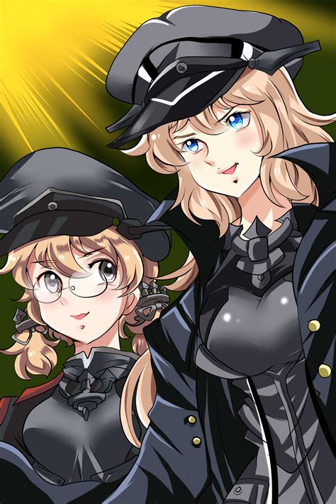 Prinz Eugen And Bismarck Kantai Collection And 1 More Drawn By