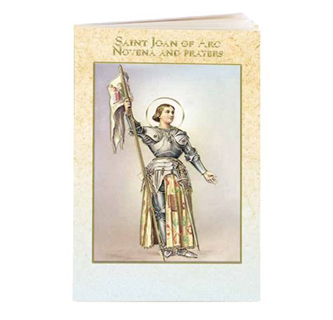 St Joan Of Arc Novena And Prayers Booklet Divine Mercy T Shop