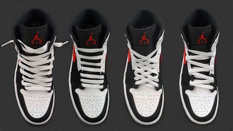 5 New Ways How To Lace Nike Air Jordan 1 Mid Nike Air Jordan 1 Mid