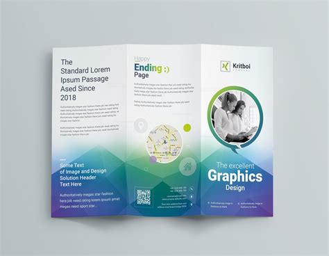 Professional Corporate Tri Fold Brochure Template 001205 Template Catalog