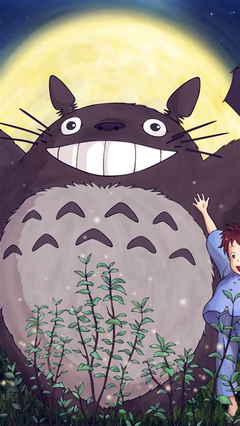 Iphone Wallpaper Au60 Totoro Forest Anime