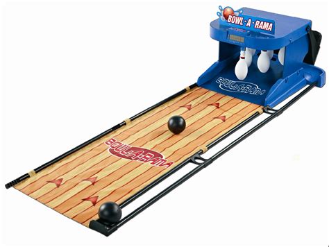 Portable Bowling Alley Set Bowl A Rama Indoor Outdoor Arcade Game For