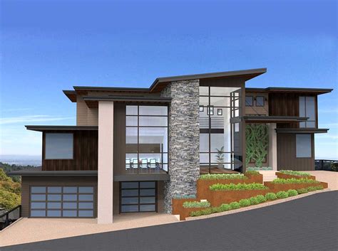 Exclusive And Unique Modern House Plan 85152ms