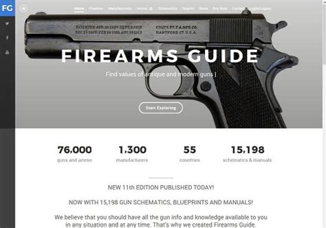 New Firearms Guide 11th Edition Comes With 15198 Printable Gun