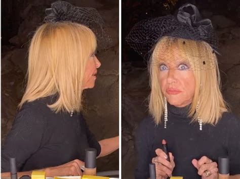 Suzanne Somers Faced An Almost Naked Home Intruder While Filming A Video About Her Makeup Brand
