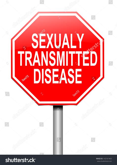 Illustration Depicting A Sign With A Sexually Transmitted Disease