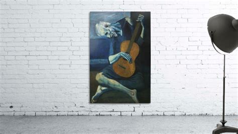 Pablo Picasso The Old Blind Guitarist Hd 300ppi Famous Paintings