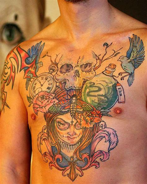 Incredible Chest Tattoo Best Tattoo Ideas Gallery
