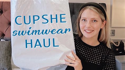 cupshe swimwear try on haul and discount code first impression and honest review zoe corrigall