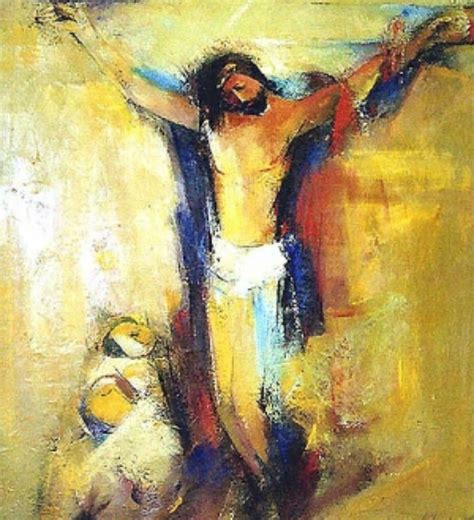 Pin By Dummblonde On Church Board Crucifixion Art Art Painting Oil