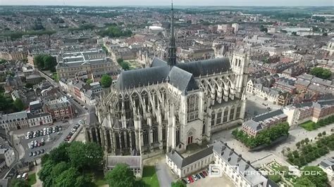 Overflightstock Aerial View Of The Notre Dame Damiens Cathedral