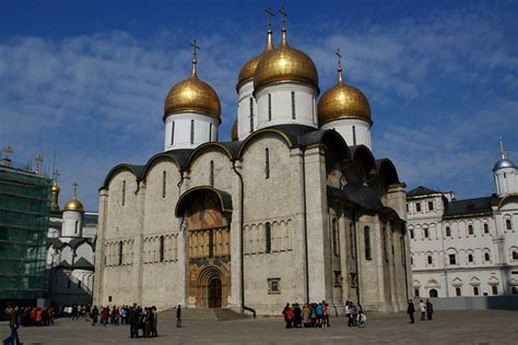 Moscow Kremlin Assumption Cathedral Russia Moscow Kreml Flickr