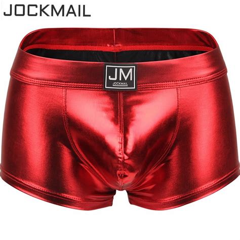 Mens Sexy Metallic Shiny Boxers For Parties And Gay Prides Rainbow Thongs