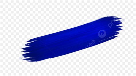 Paint Brush Stroke Clipart Vector Dark Blue Paint Brush Stroke Blue