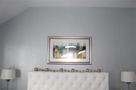 Silver And Blue Metallic Paint On Accent Wall Frisco Faux Creations