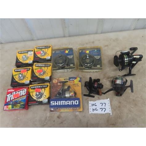 6 New Fishing Reels And 6 Lines Mcsherry Auction Service Ltd