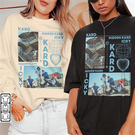 Kard Kpop Shirt Icky Album Sweatshirt V10 Kard Icky Vintage Etsy Canada