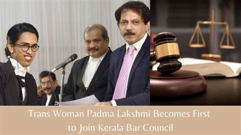 kerala s first ever trans lawyer registered in bar council know padma