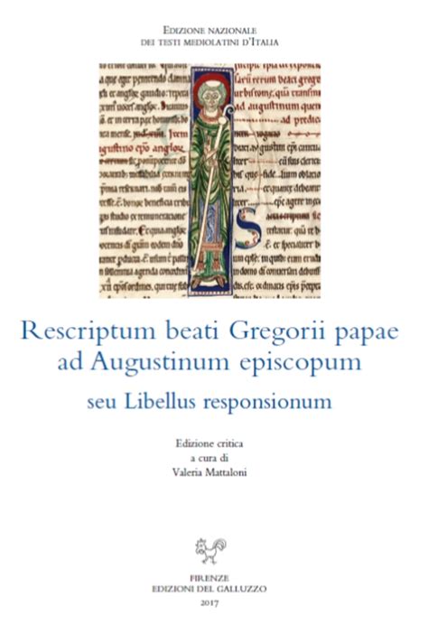 Sismel Edizioni Del Galluzzo Rescriptum Beati Gregorii Papae Ad