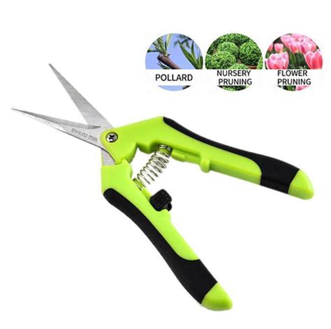 Trimming Leaf Snips Garden Scissors Straight Blade Pruning Shears