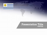 Free flag of Uruguay Powerpoint template and Google Slides theme ...