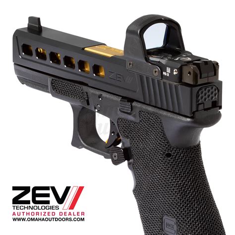 Zev Tech Mod Glock 19 Gen 3 Dragonfly 15 Rd 9mm Pistol Polished Gold