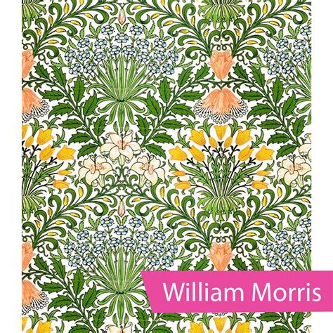 Repeat Pattern Textiles And Wallpapers By William Morris Use Tiling