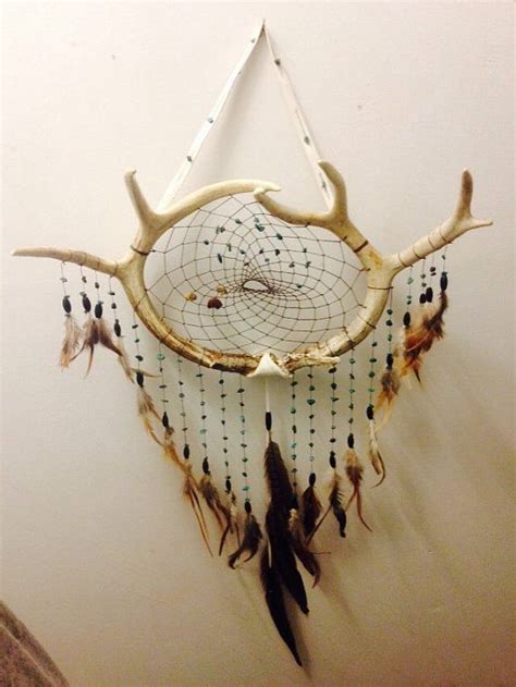 Amazing Xl Deer Antler Dream Catcher Etsy Dream Catcher Antler