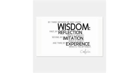 Quotes Confucius Wisdom Reflection Imitation Rectangular Sticker