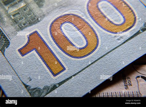Dolar Usa Close Up Macro Texture Of A Fragment Of The Dollar Bill Usd