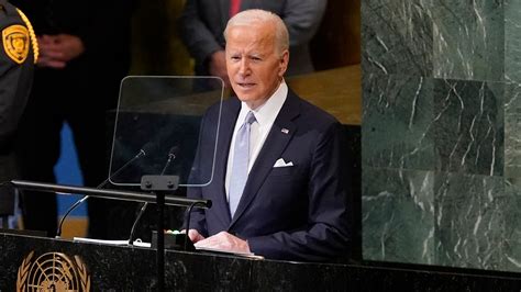 Biden In Un Speech Accuses Russia Of Extremely Significant Violation Of International Charter