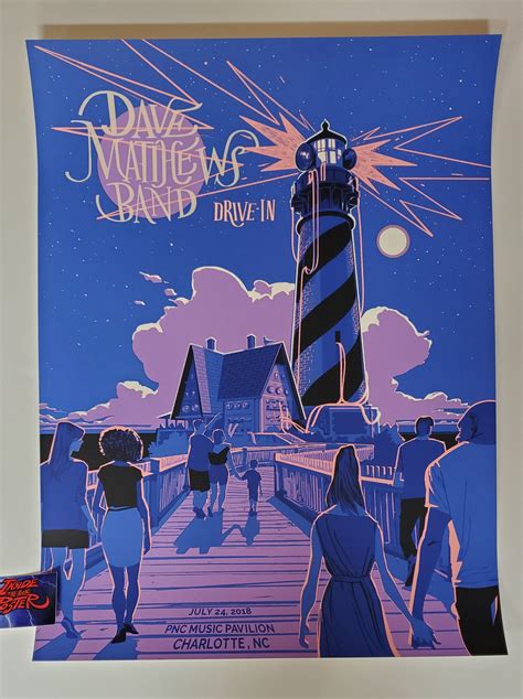 Rich Kelly Dave Matthews Band Charlotte Poster Drive In 2020 Inside The Poster