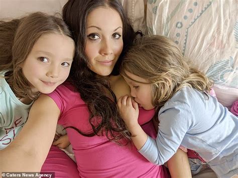 mother who breastfed her daughters in public until they were four and seven hits back at critics