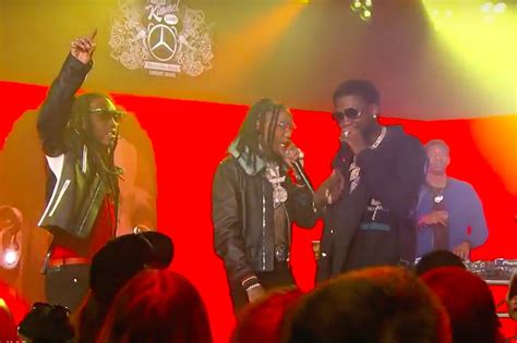 Gucci Mane And Migos Perform I Get The Bag On ‘jimmy Kimmel Xxl