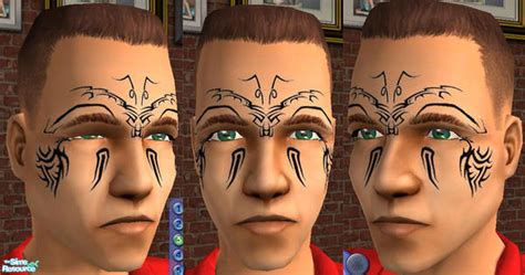 The Sims Resource Tribal Face Tattoos