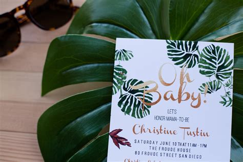 Christine Tustin Photography — Tropical San Diego Baby Shower Baby