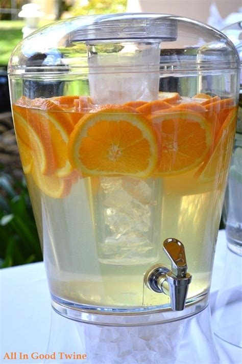 Cucumber Orange Water Recipe Party Punches Fruit Infused Water And