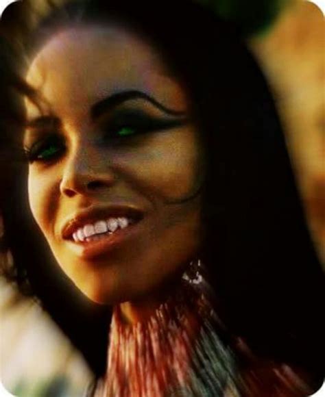 Aaliyah As A Vampire Aaliyah Haughton Performance Art