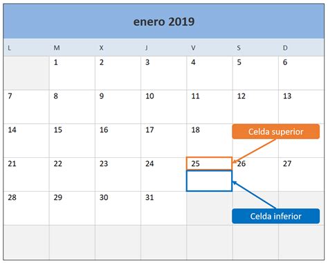 Formatos De Calendarios En Excel