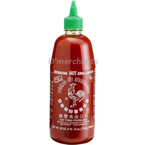 Huy Fong Sriracha Hot Chili Sauce 28oz 793g Lazada