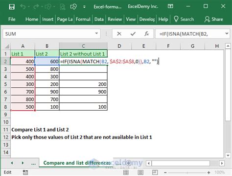 Compare Two Columns In Excel Different Sheets Volprod