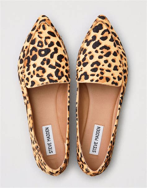 Steve Madden Featherl Leopard Flat In 2021 Leopard Flats Shoes