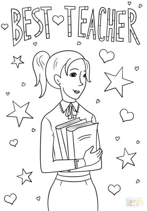 Teachers Day Coloring Pages At Free Printable