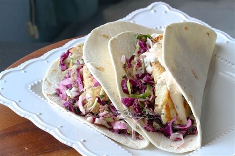 Baja grilled fish taco calories. Grilled Fish Soft Tacos with Baja Cream Sauce