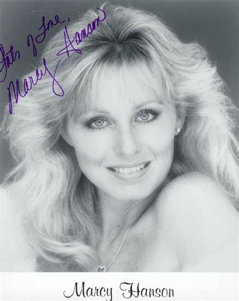 Marcy Hanson Autographed Signed Photograph Historyforsale Item