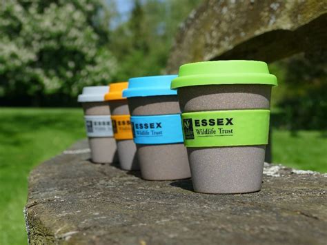 Personalised Reusable Eco Friendly Bamboo Mugs Supplied To Essex