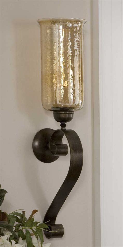 Uttermost Joselyn Bronze Candle Wall Sconce Ut19150