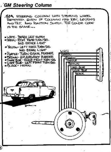 1958 Chevrolet Steering Column Wiring